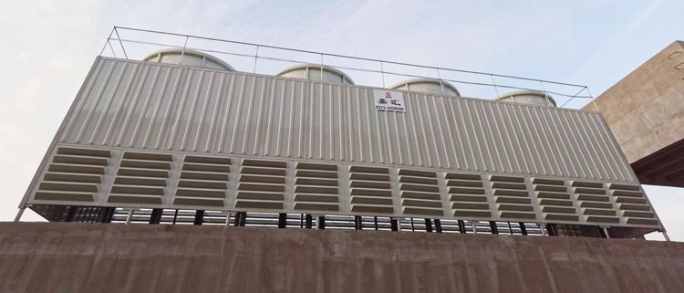 河南冷卻塔廠家-客戶希格騰華三門(mén)峽澠池